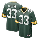 Zennovawear Evan Williams Green Bay Packers Game Jersey - Green