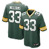 Zennovawear Evan Williams Green Bay Packers Game Jersey - Green