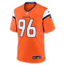 Zennovawear Eyioma Uwazurike Denver Broncos Team Game Jersey - Orange