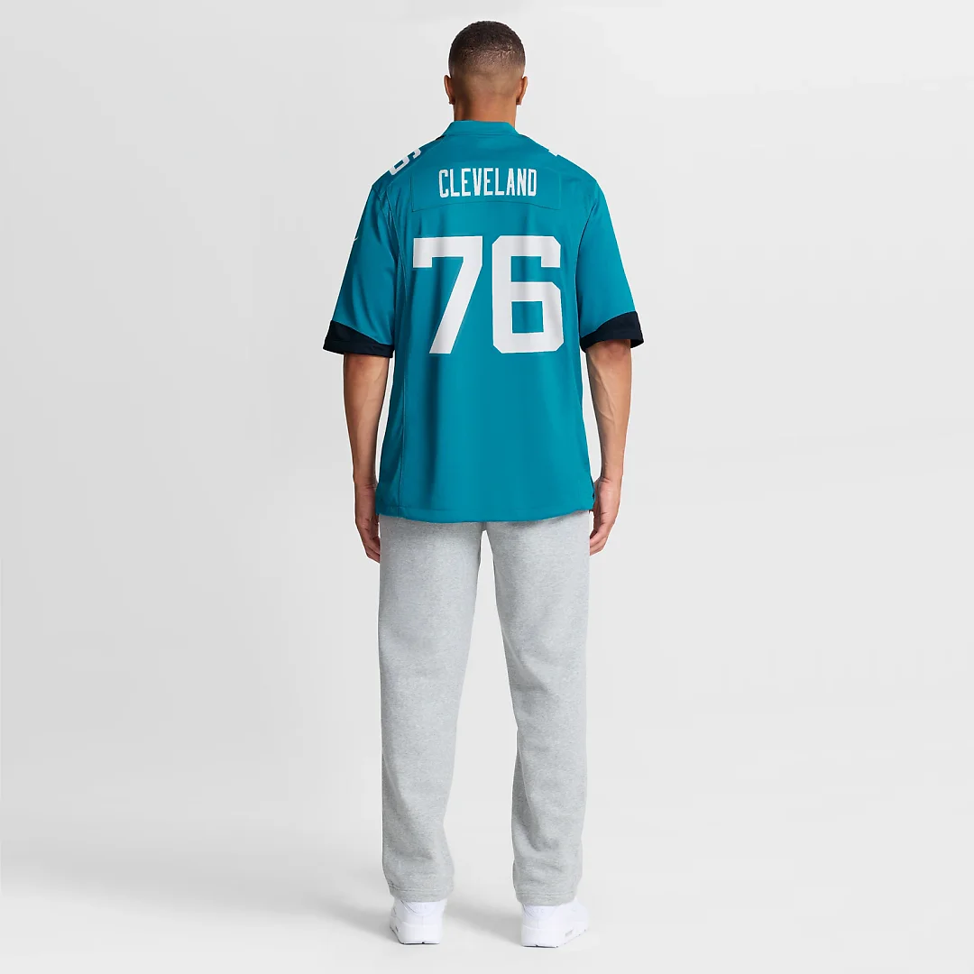 Zennovawear Ezra Cleveland Jacksonville Jaguars Game Jersey - Teal
