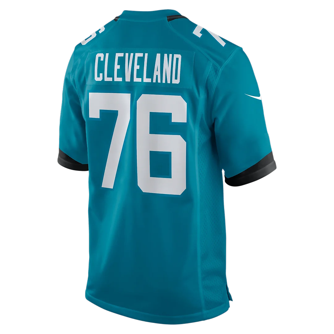 Zennovawear Ezra Cleveland Jacksonville Jaguars Game Jersey - Teal