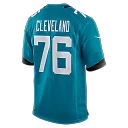Zennovawear Ezra Cleveland Jacksonville Jaguars Game Jersey - Teal