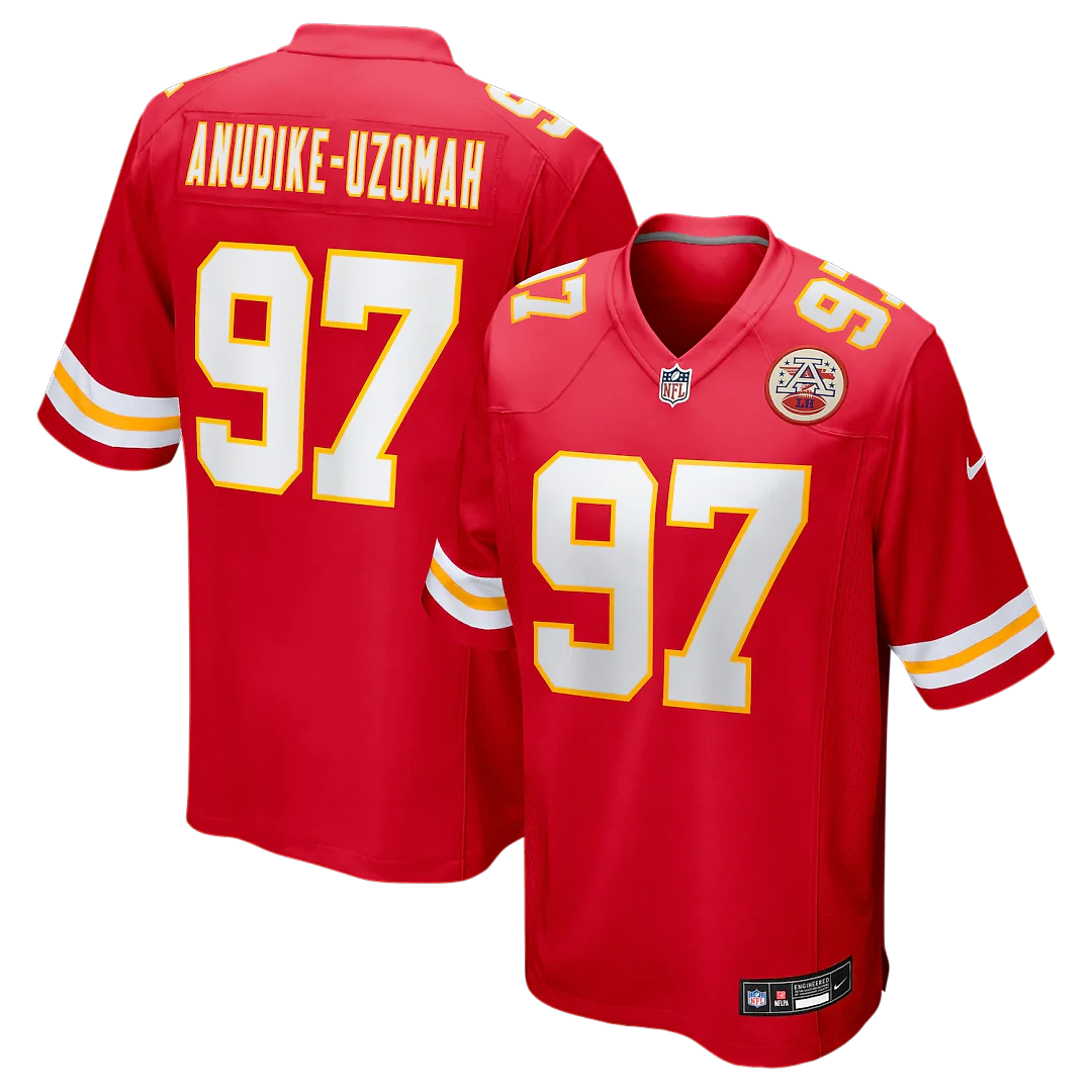 Zennovawear Felix Anudike-Uzomah Kansas City Chiefs Game Jersey - Red