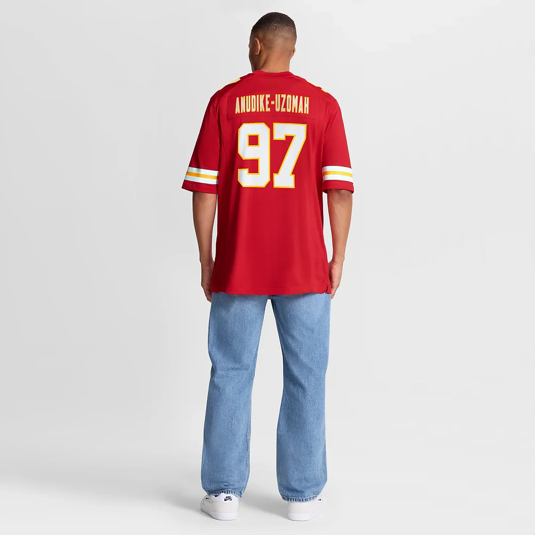 Zennovawear Felix Anudike-Uzomah Kansas City Chiefs Game Jersey - Red