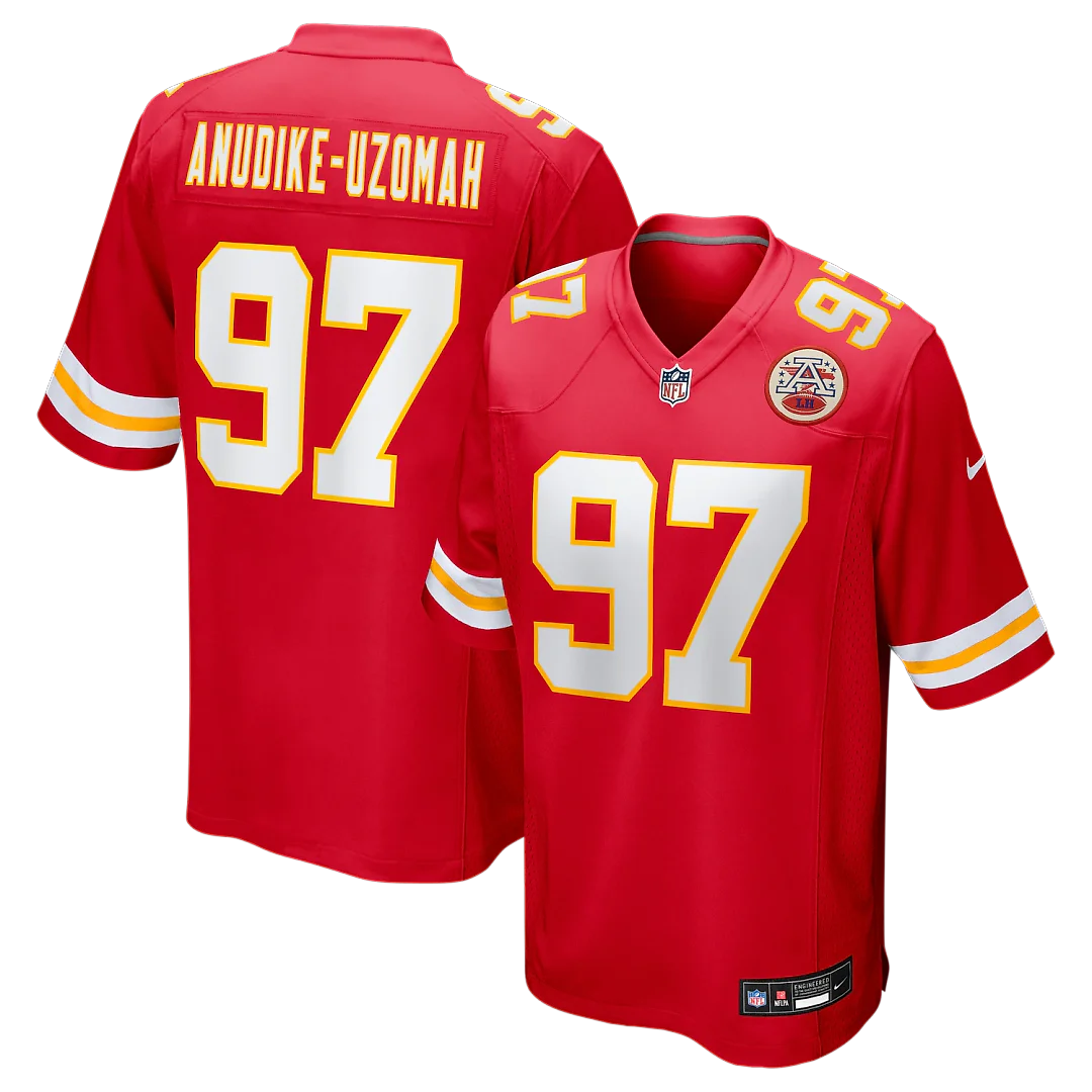 Zennovawear Felix Anudike-Uzomah Kansas City Chiefs Game Jersey - Red