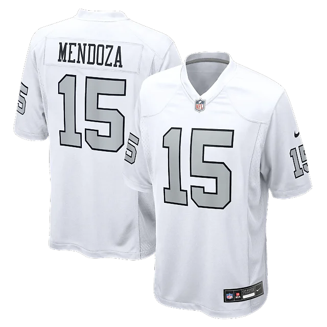 Zennovawear Fernando Mendoza Las Vegas Raiders Alternate Game Player Jersey - White