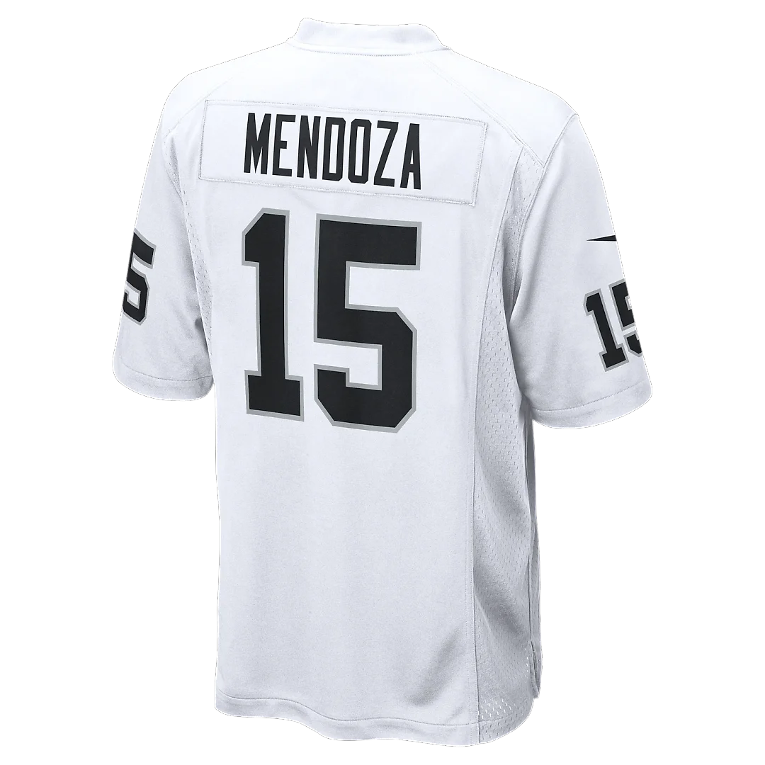 Zennovawear Fernando Mendoza Las Vegas Raiders Game Player Jersey - White