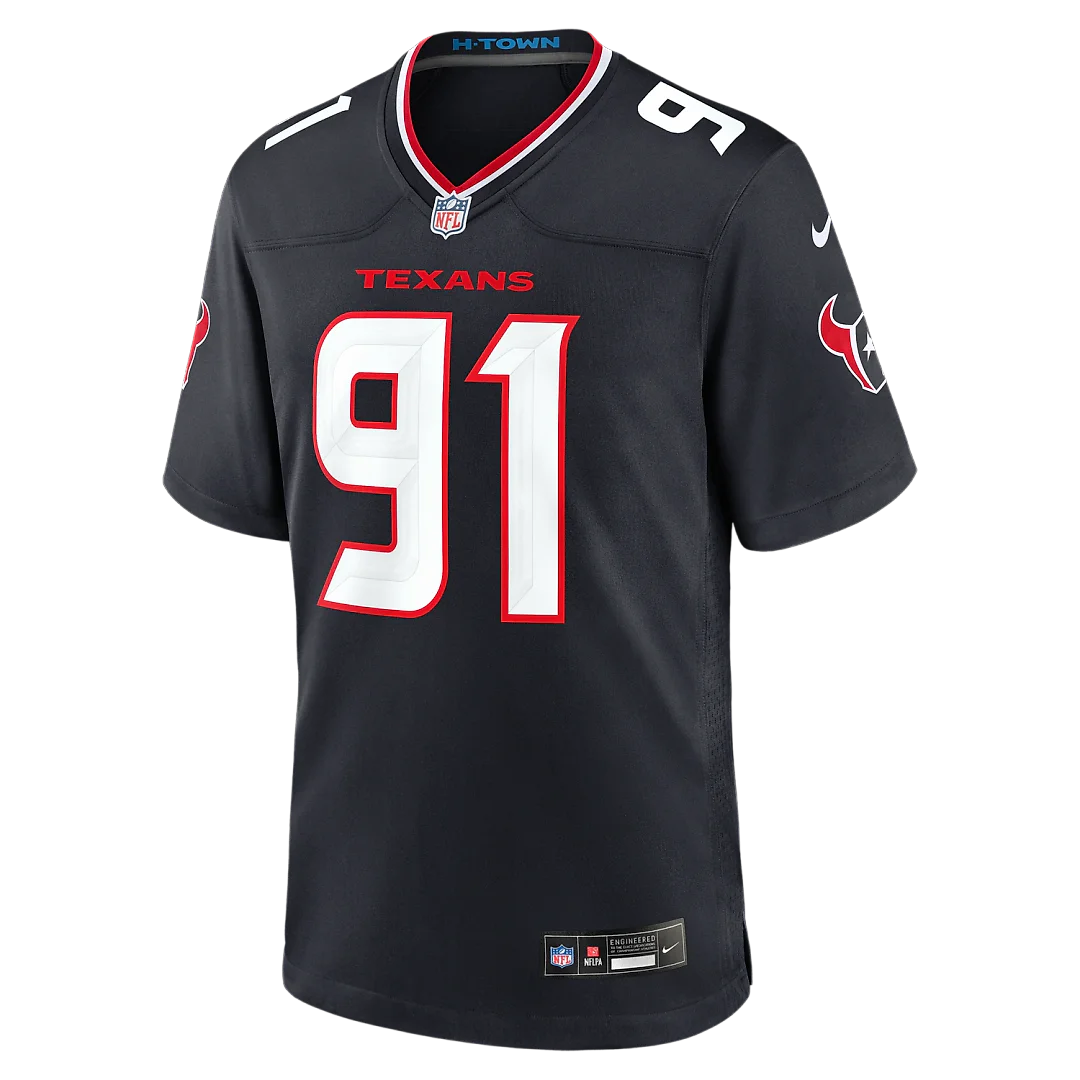 Zennovawear Folorunso Fatukasi Houston Texans Team Game Jersey - Navy