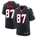 Zennovawear Foster Moreau Houston Texans Team Game Jersey - Navy
