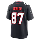 Zennovawear Foster Moreau Houston Texans Team Game Jersey - Navy