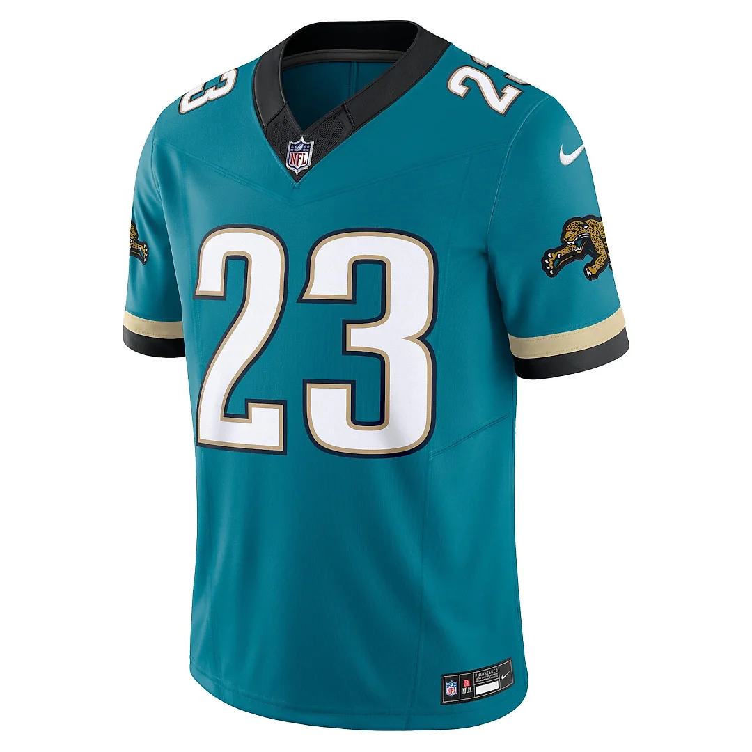 Zennovawear Foye Oluokun Jacksonville Jaguars Prowler Throwback Vapor FUSE. Limited Jersey - Teal
