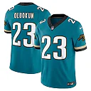 Zennovawear Foye Oluokun Jacksonville Jaguars Prowler Throwback Vapor FUSE. Limited Jersey - Teal
