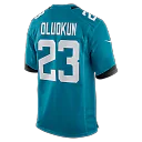 Zennovawear Foyesade Oluokun Jacksonville Jaguars Game Player Jersey - Teal
