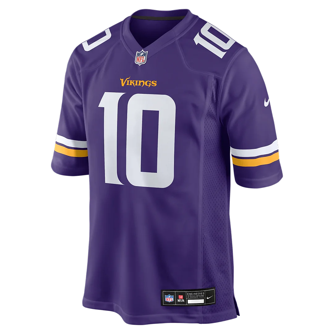 Zennovawear Fran Tarkenton Minnesota Vikings Game Retired Player Jersey - Purple