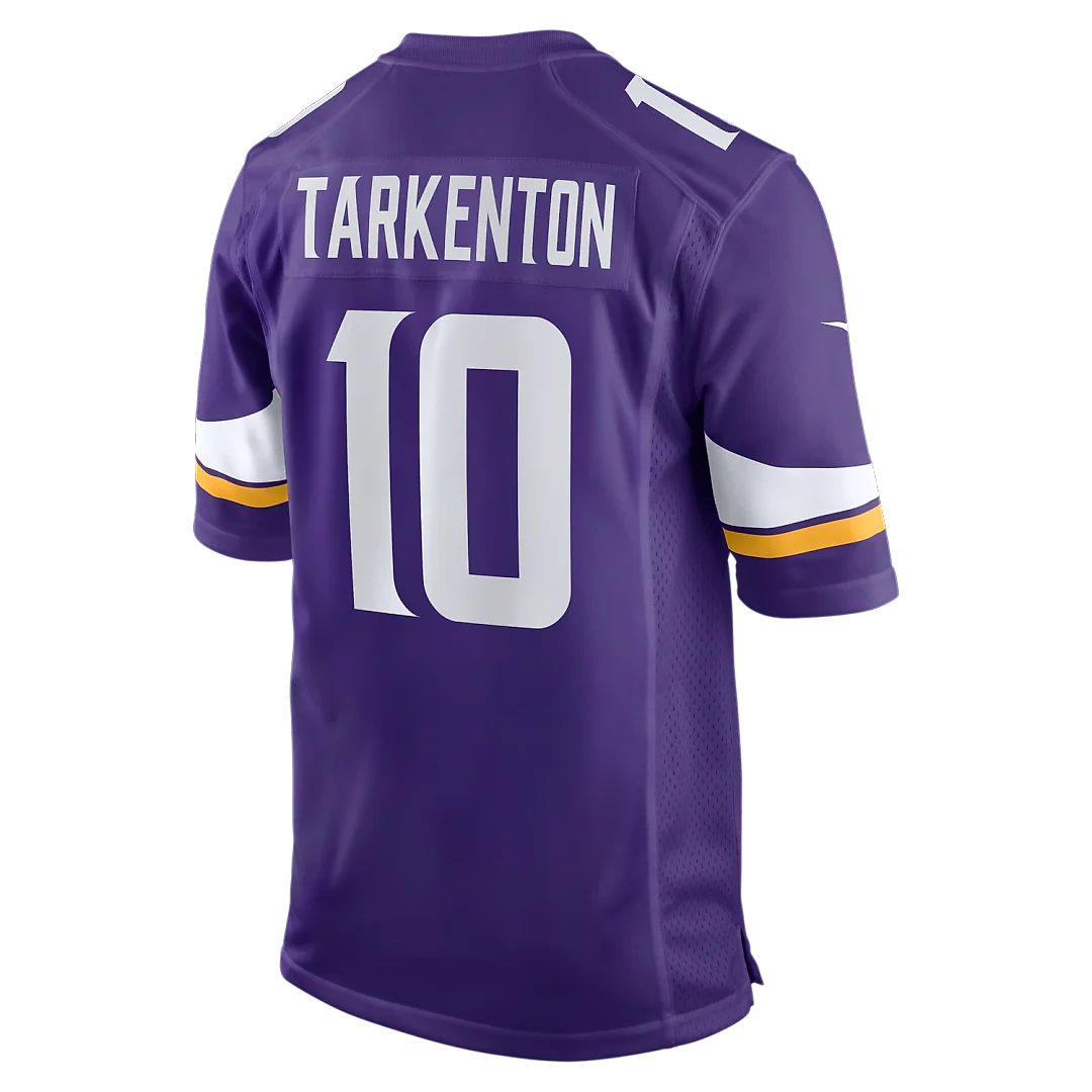 Zennovawear Fran Tarkenton Minnesota Vikings Game Retired Player Jersey - Purple