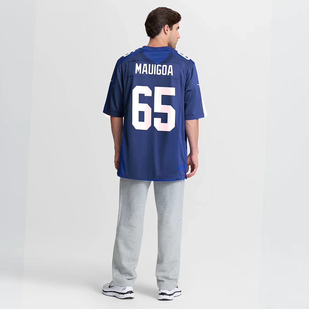 Zennovawear Francis Mauigoa New York Giants 2026 NFL Draft First Round Pick No. 10 Team Game Jersey - Royal