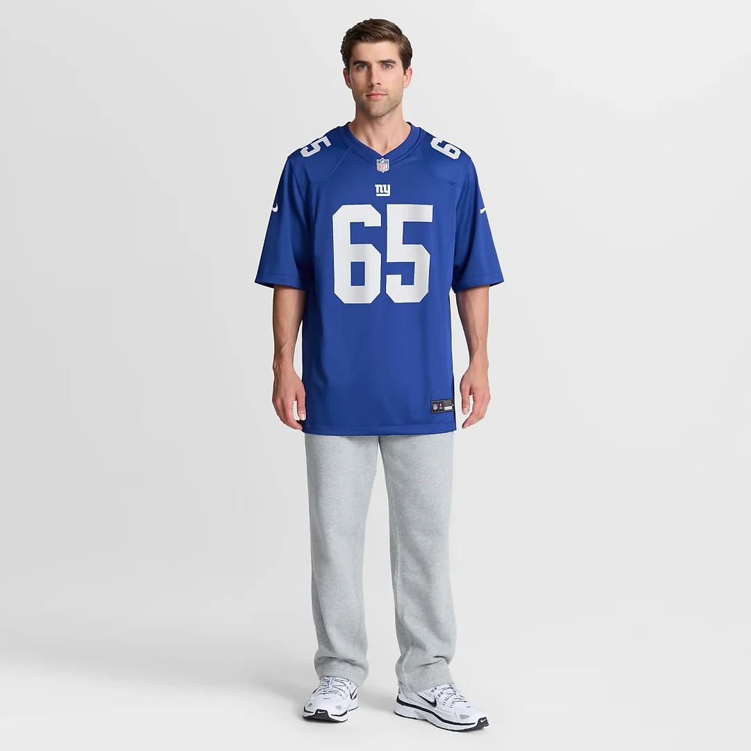 Zennovawear Francis Mauigoa New York Giants 2026 NFL Draft First Round Pick No. 10 Team Game Jersey - Royal