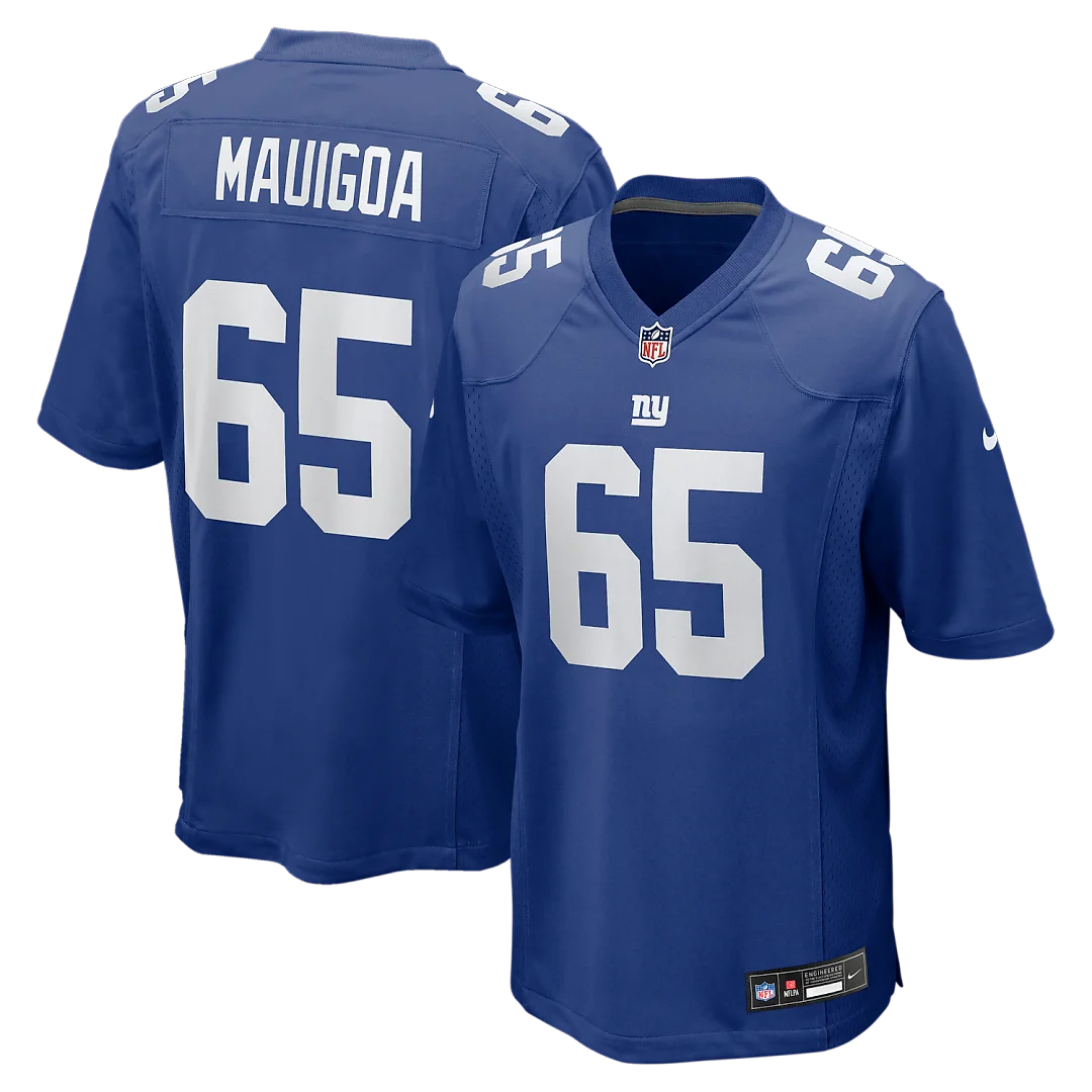 Zennovawear Francis Mauigoa New York Giants 2026 NFL Draft First Round Pick No. 10 Team Game Jersey - Royal