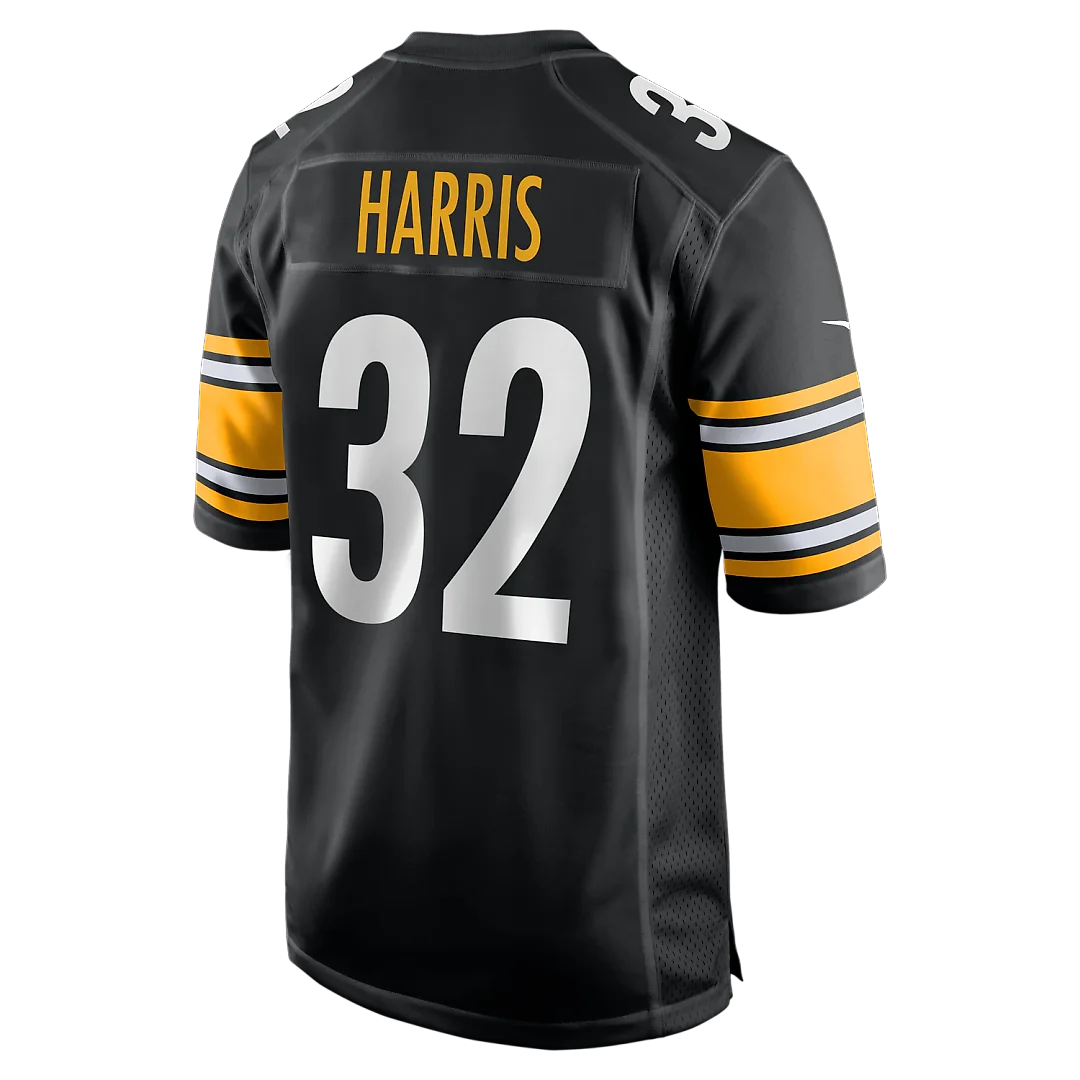 Zennovawear Franco Harris Pittsburgh Steelers Game Retired Player Jersey - Black