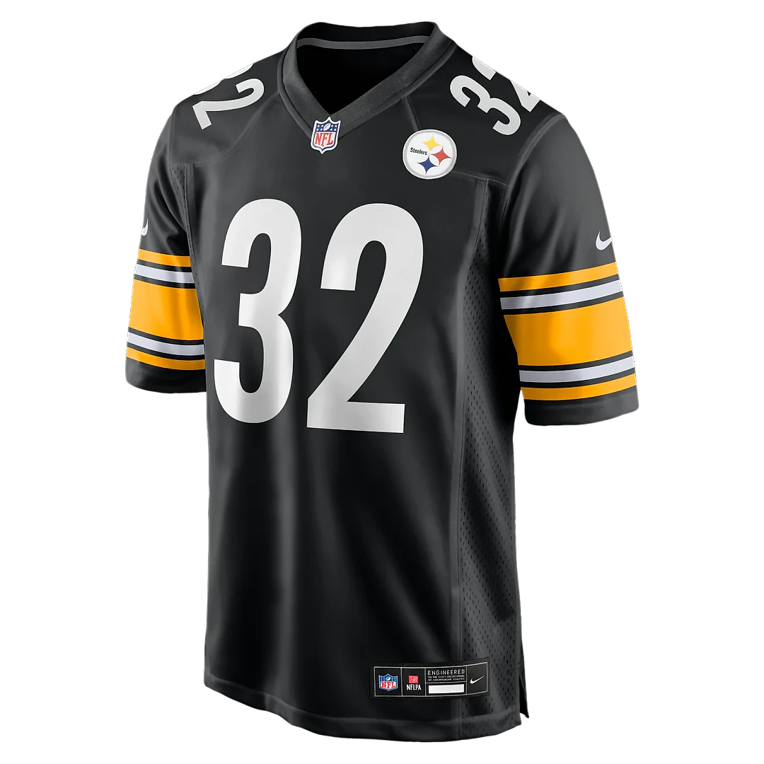 Zennovawear Franco Harris Pittsburgh Steelers Game Retired Player Jersey - Black