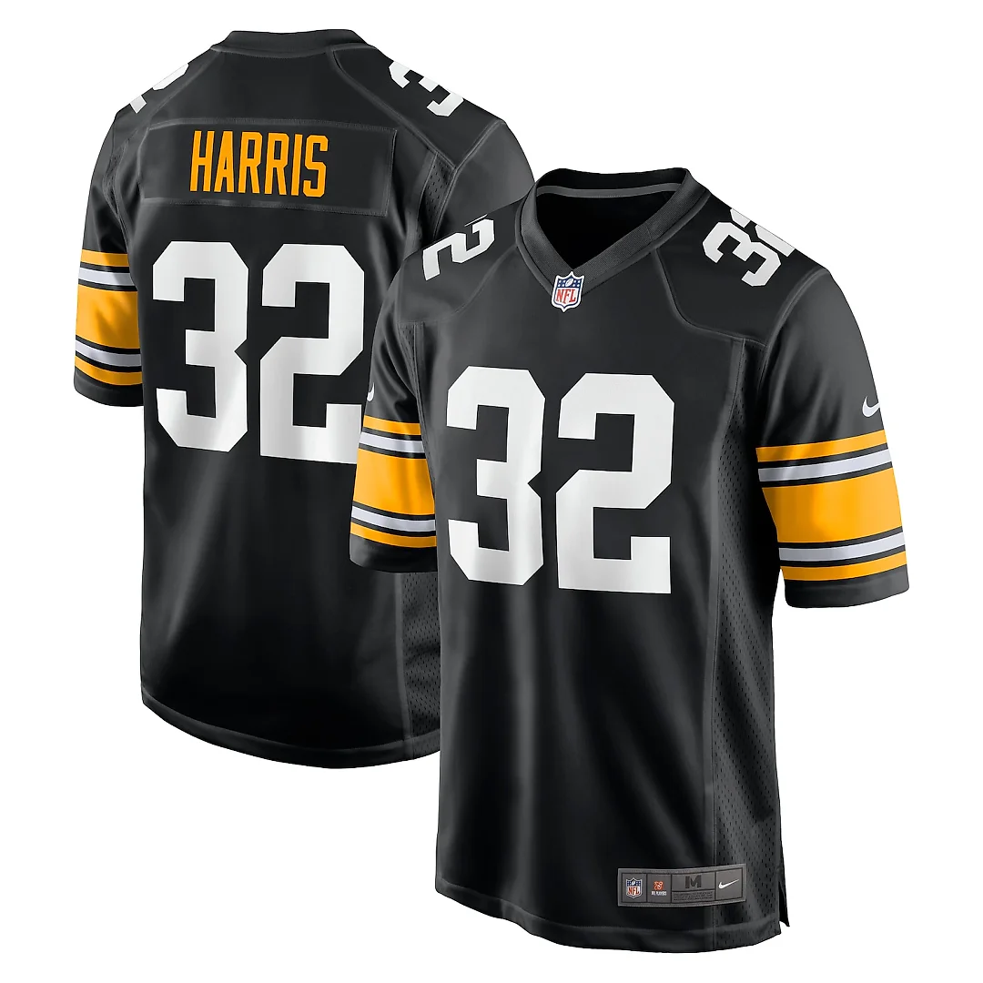 Zennovawear Franco Harris Pittsburgh Steelers Alternate Retired Player Jersey - Black
