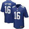 Zennovawear Frank Gifford New York Giants Game Retired Player Jersey - Royal