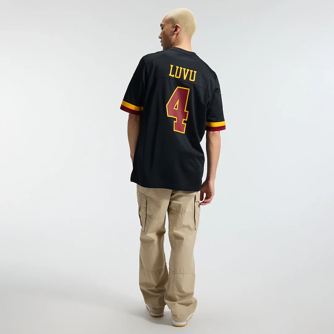 Zennovawear Frankie Luvu Washington Commanders Hail Raiser Alternate Game Jersey - Black