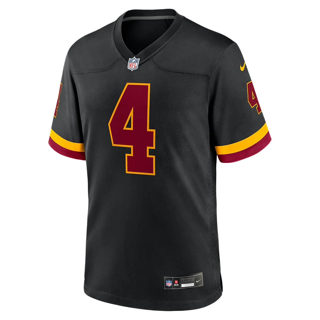 Zennovawear Frankie Luvu Washington Commanders Hail Raiser Alternate Game Jersey - Black