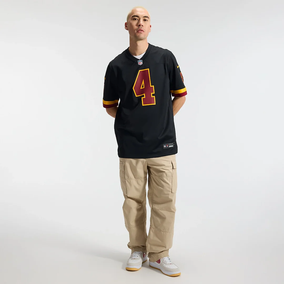 Zennovawear Frankie Luvu Washington Commanders Hail Raiser Alternate Game Jersey - Black