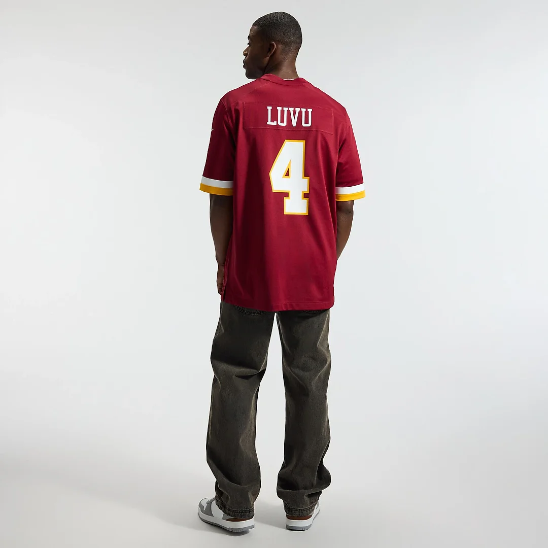 Zennovawear Frankie Luvu Washington Commanders Game Jersey - Burgundy