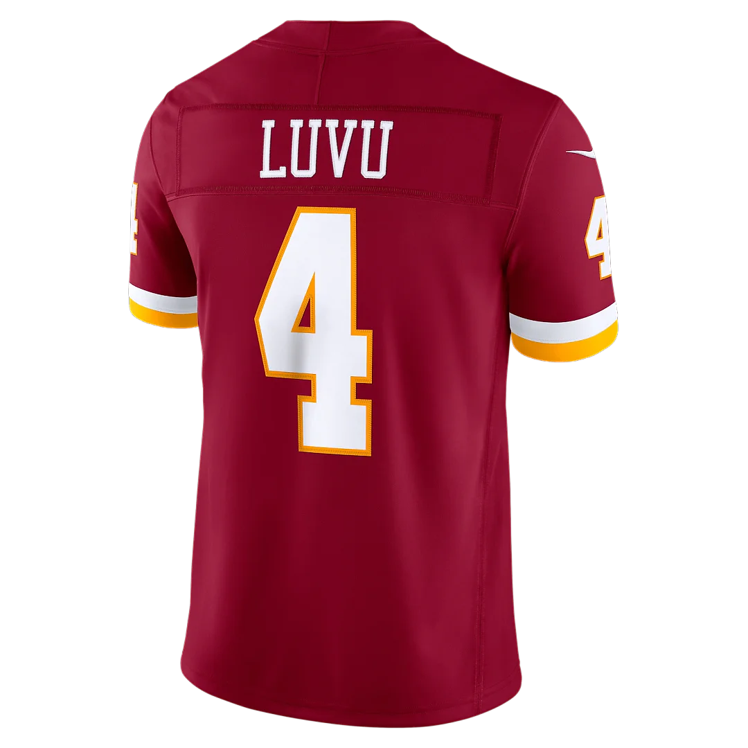 Zennovawear Frankie Luvu Washington Commanders Team Vapor FUSE. Stitched Limited Jersey - Burgundy