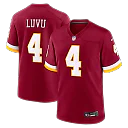 Zennovawear Frankie Luvu Washington Commanders Game Jersey - Burgundy