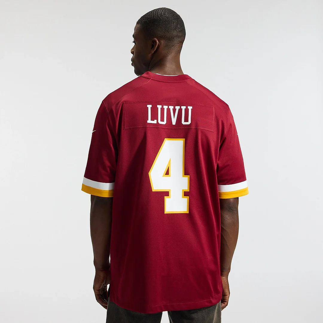 Zennovawear Frankie Luvu Washington Commanders Game Jersey - Burgundy