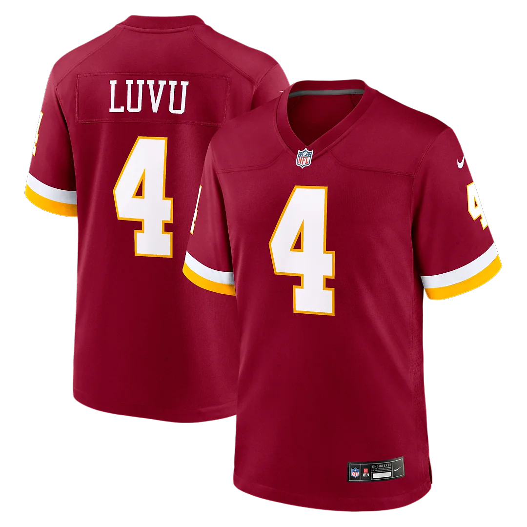 Zennovawear Frankie Luvu Washington Commanders Game Jersey - Burgundy