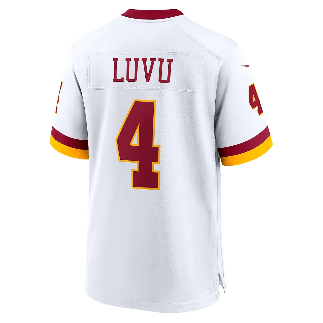 Zennovawear Frankie Luvu Washington Commanders Game Super Bowl Era Jersey - White