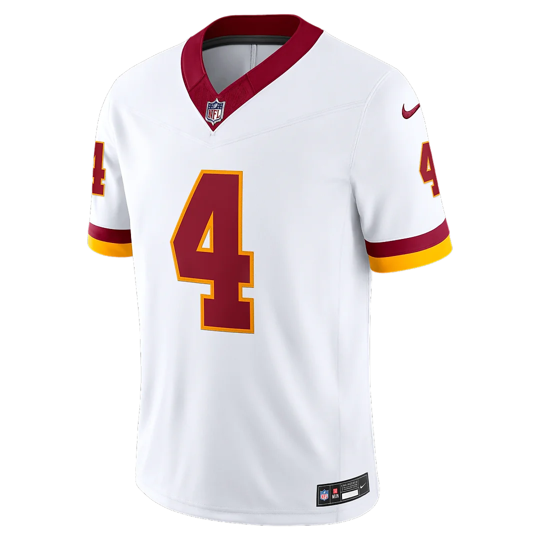 Zennovawear Frankie Luvu Washington Commanders Vapor FUSE. Stitched Limited Jersey - White