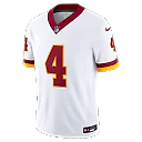 Zennovawear Frankie Luvu Washington Commanders Vapor FUSE. Stitched Limited Jersey - White