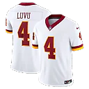 Zennovawear Frankie Luvu Washington Commanders Vapor FUSE. Stitched Limited Jersey - White