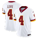 Zennovawear Frankie Luvu Washington Commanders Vapor FUSE. Stitched Limited Jersey - White
