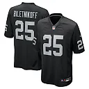 Zennovawear Fred Biletnikoff Las Vegas Raiders Game Retired Player Jersey - Black