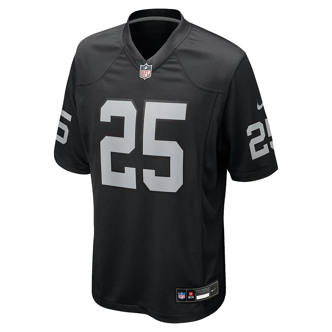 Zennovawear Fred Biletnikoff Las Vegas Raiders Game Retired Player Jersey - Black