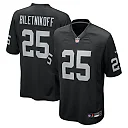 Zennovawear Fred Biletnikoff Las Vegas Raiders Game Retired Player Jersey - Black