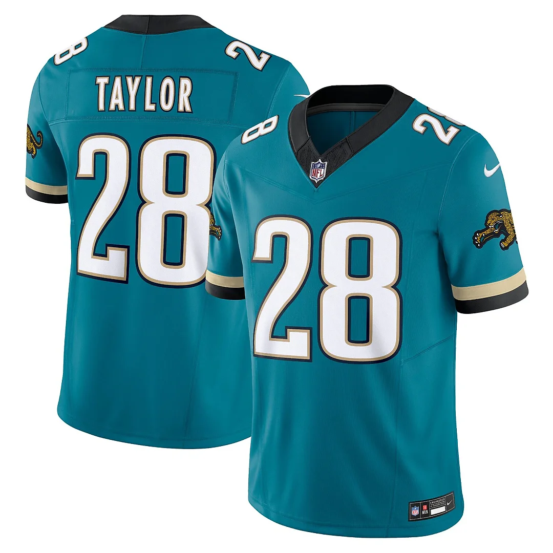 Zennovawear Fred Taylor Jacksonville Jaguars Prowler Throwback Vapor FUSE. Limited Retired Player Jersey - Teal