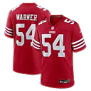 Zennovawear Fred Warner San Francisco 49ers Player Game Jersey - Scarlet