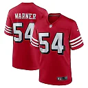 Zennovawear Fred Warner San Francisco 49ers Alternate Game Jersey - Scarlet