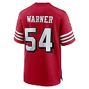 Zennovawear Fred Warner San Francisco 49ers Alternate Game Jersey - Scarlet
