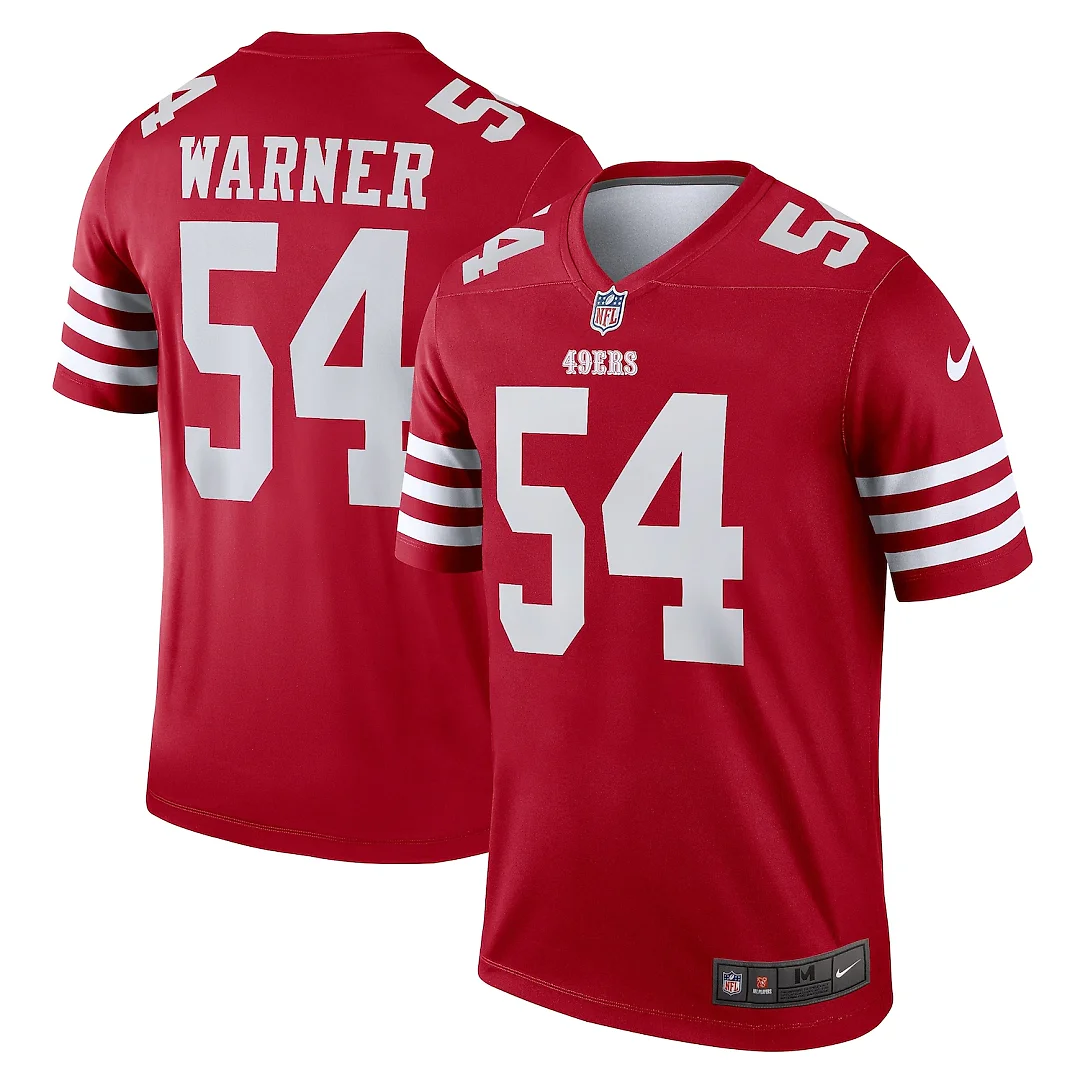 Zennovawear Fred Warner San Francisco 49ers Legend Player Performance Top - Scarlet