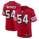 Zennovawear Fred Warner San Francisco 49ers Alternate Game Jersey - Scarlet