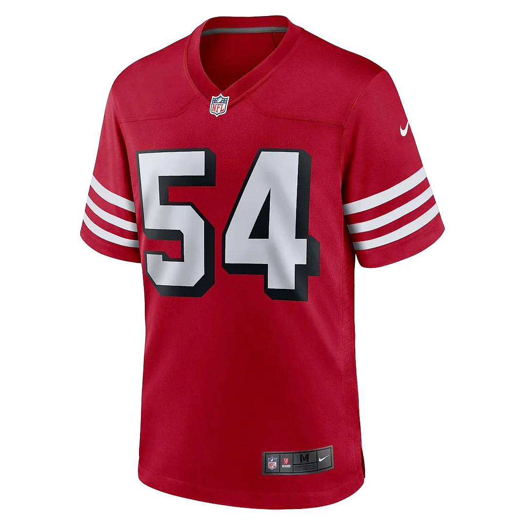 Zennovawear Fred Warner San Francisco 49ers Alternate Game Jersey - Scarlet