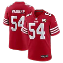 Zennovawear Fred Warner San Francisco 49ers 80th Anniversary Game Jersey - Scarlet